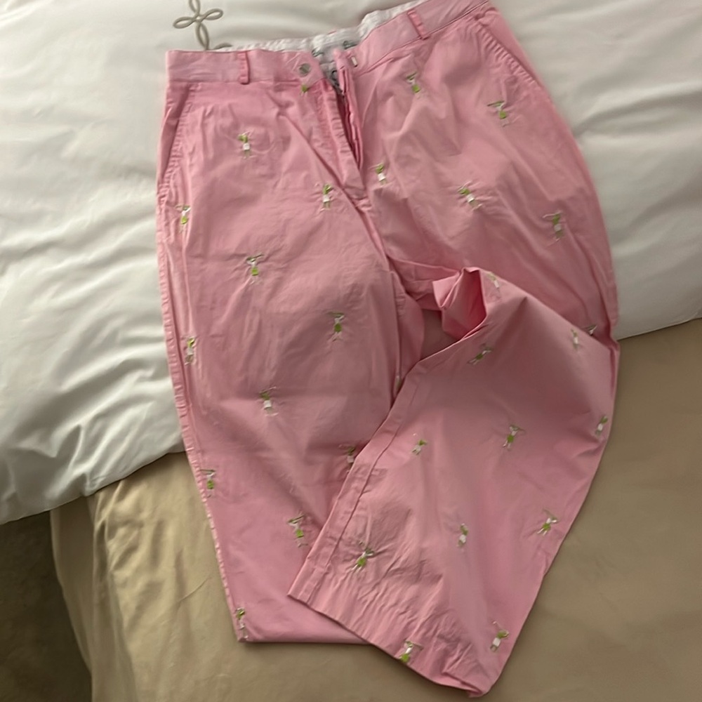 Lilly Pulitzer embroidered golf pants - Picture 2 of 5